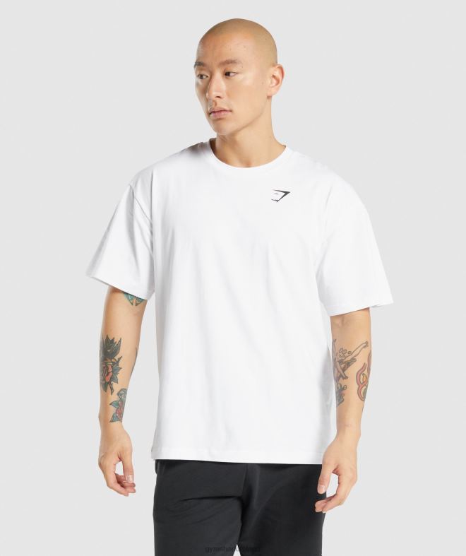 Men Essential Oversized T-Shirt 8004D572 Gymshark White