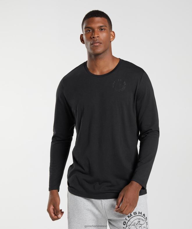 Men Legacy Long Sleeve T-Shirt 8004D600 Gymshark Black