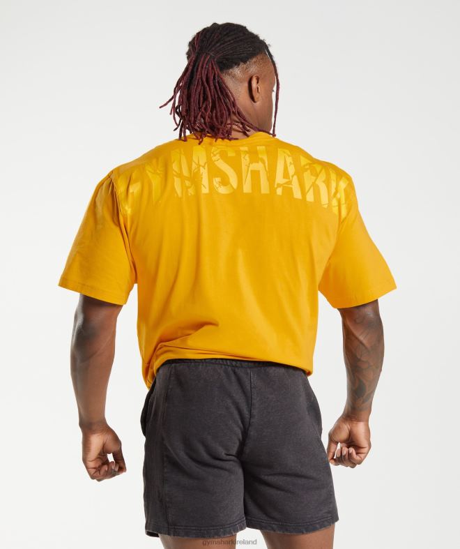 Men Power T-Shirt 8004D593 Gymshark Sunny Yellow