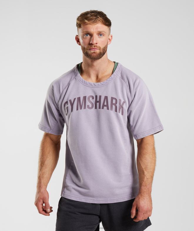 Men Power Washed Rag Top 8004D723 Gymshark Shaded Lilac