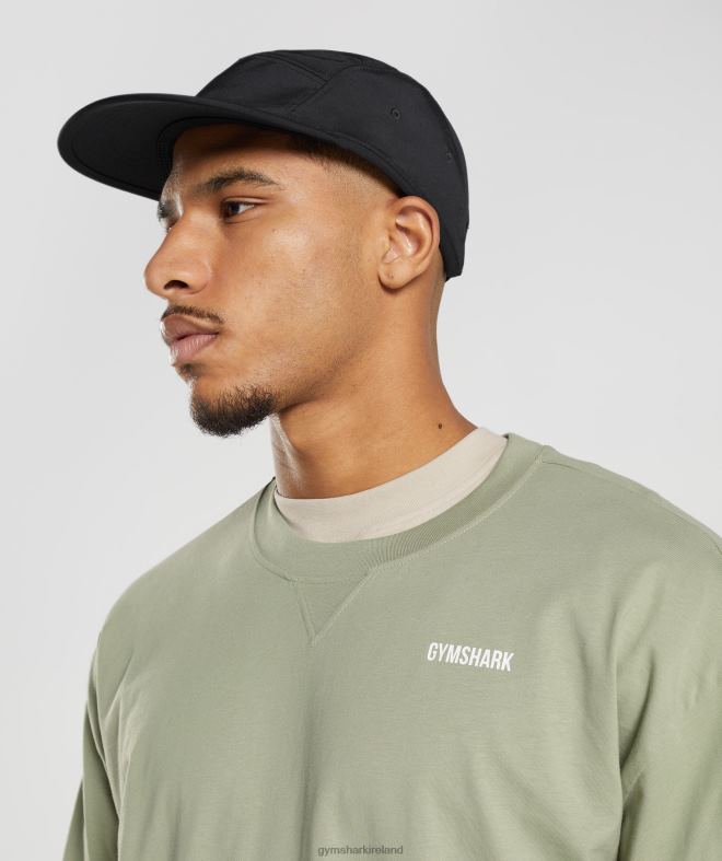 Men Rest Day Sweats Long Sleeve T-Shirt 8004D760 Gymshark Sage Green