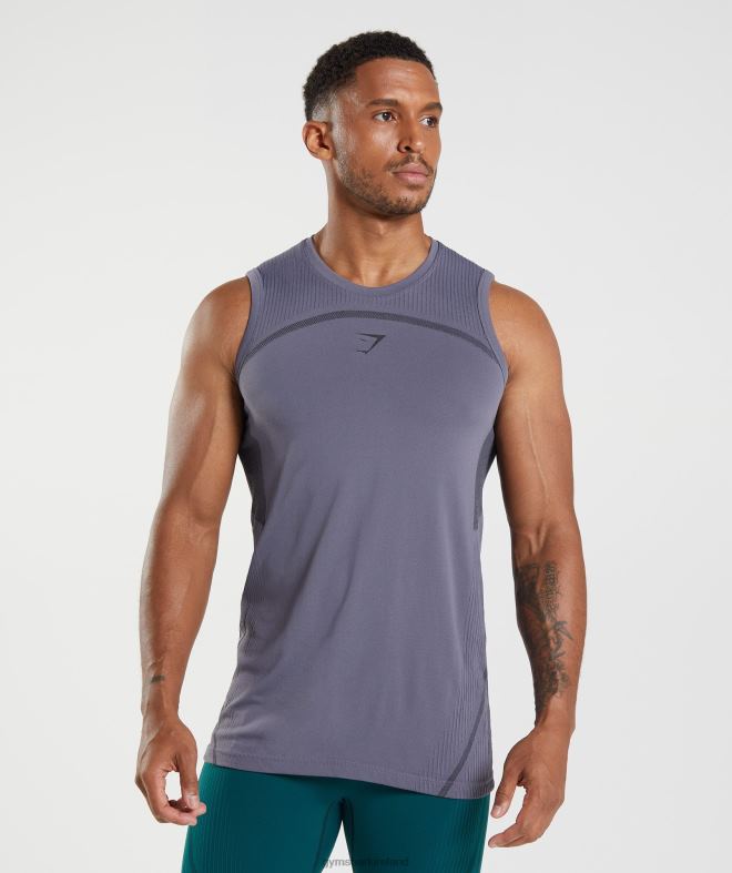 Men 315 Seamless Tank 8004D967 Gymshark Mercury Purple/Black