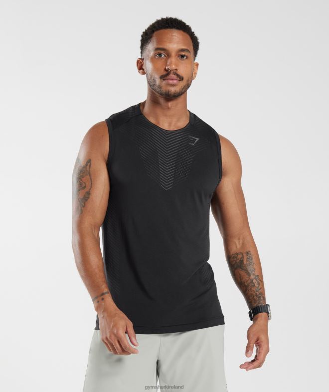 Men Apex Tank 8004D972 Gymshark Black/Silhouette Grey