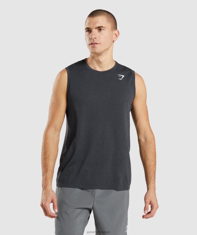Men Arrival Seamless Tank 8004D927 Gymshark Black Marl