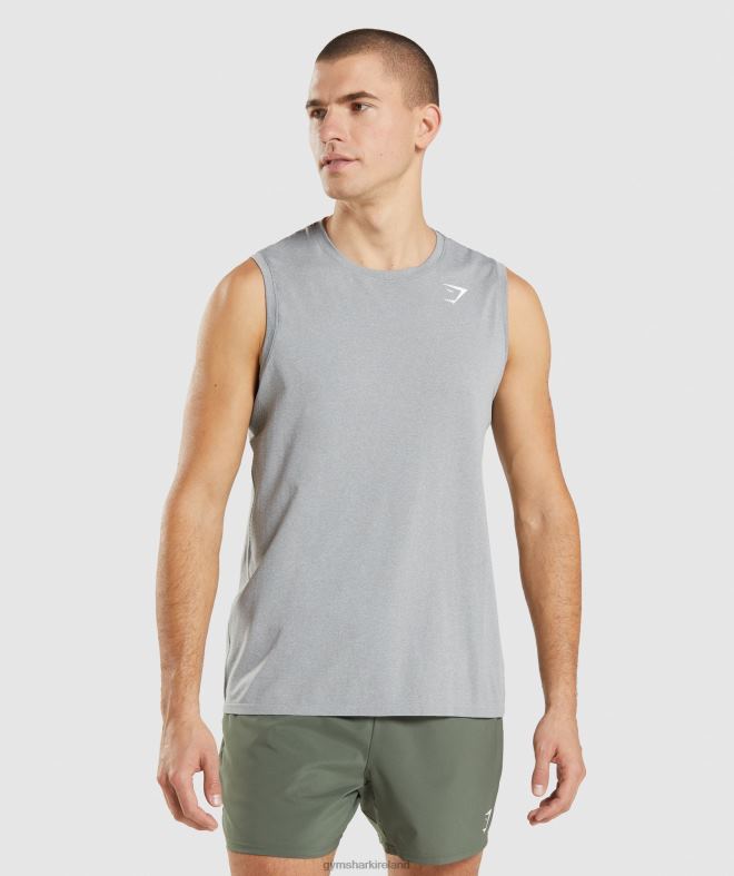 Men Arrival Seamless Tank 8004D943 Gymshark Grey