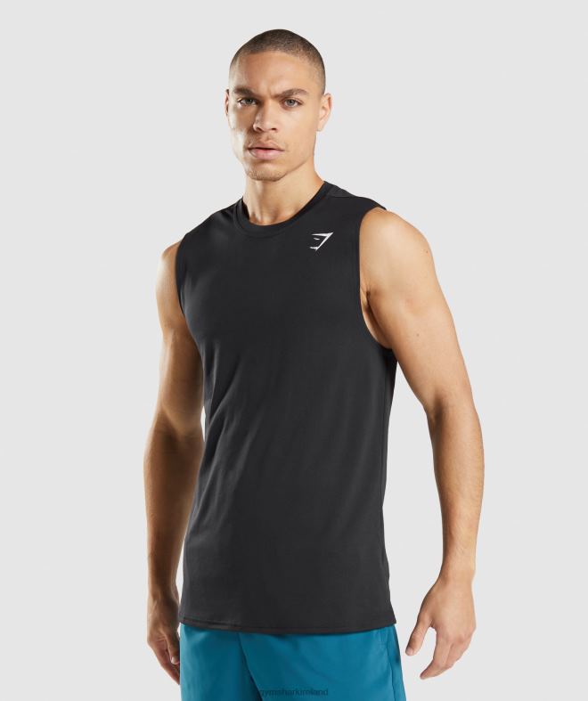 Men Arrival Sleeveless T-Shirt 8004D915 Gymshark Black