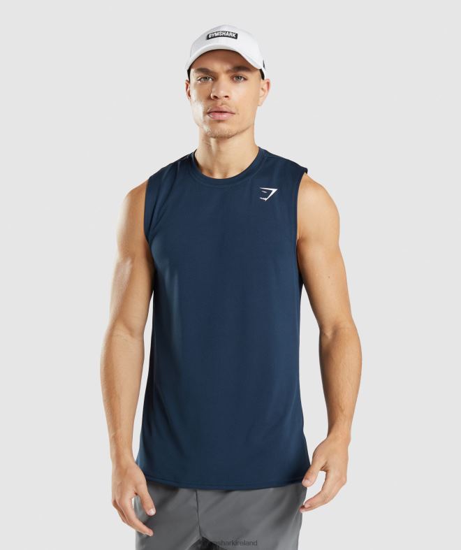 Men Arrival Sleeveless T-Shirt 8004D945 Gymshark Navy