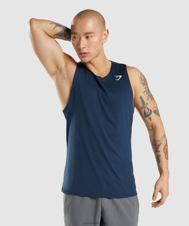 Men Arrival Tank 8004D896 Gymshark Navy