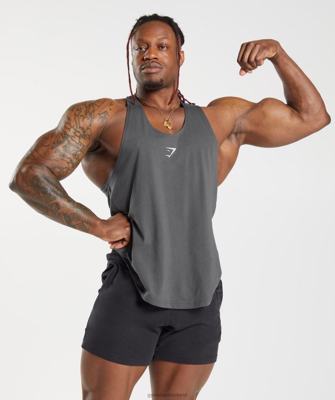 Men Bold Stringer 8004D1015 Gymshark Silhouette Grey