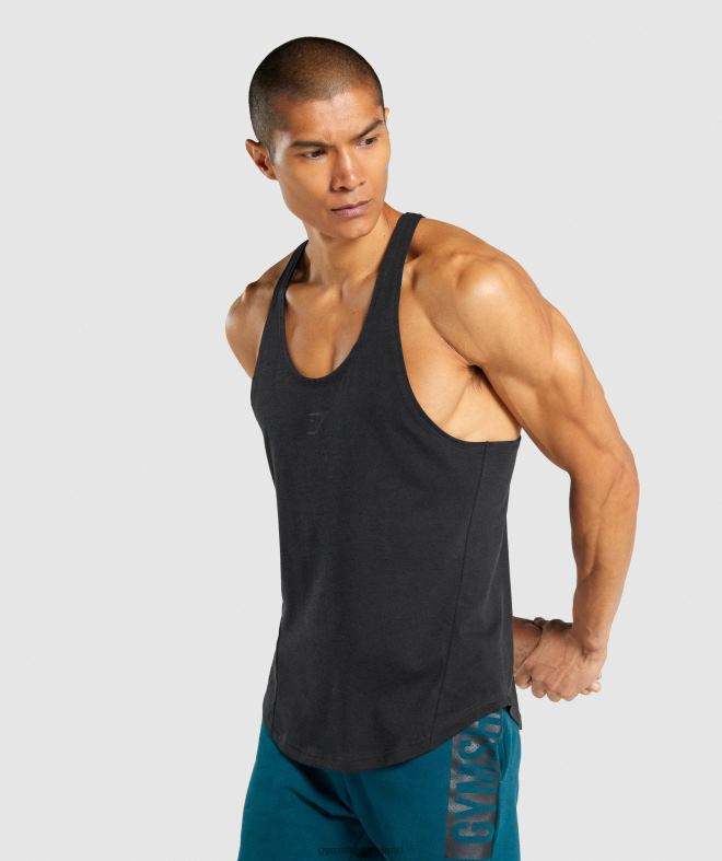 Men Bold Stringer 8004D979 Gymshark Black