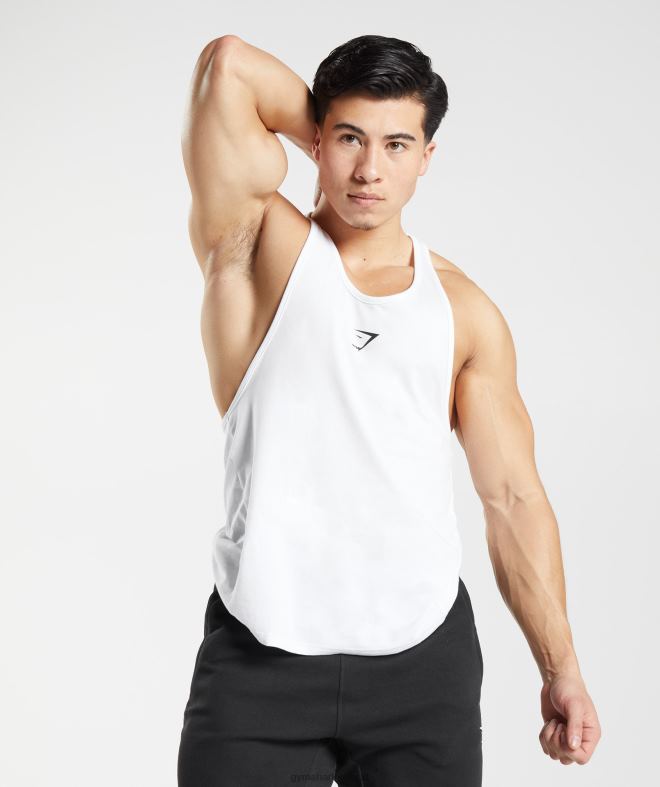 Men Critical Stringer 8004D997 Gymshark White