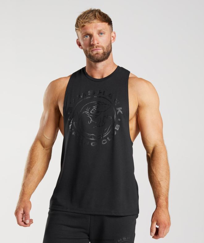 Men Legacy Drop Arm Tank 8004D944 Gymshark Black