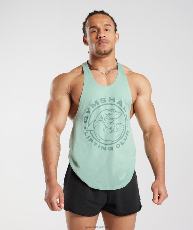 Men Legacy Stringer 8004D1011 Gymshark Aqua Green