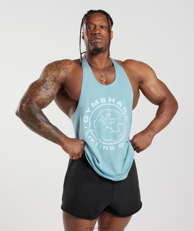 Men Legacy Stringer 8004D1021 Gymshark Iceberg Blue