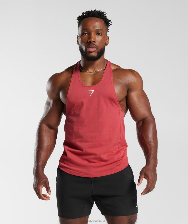 Men React Stringer 8004D1026 Gymshark Sundried Red