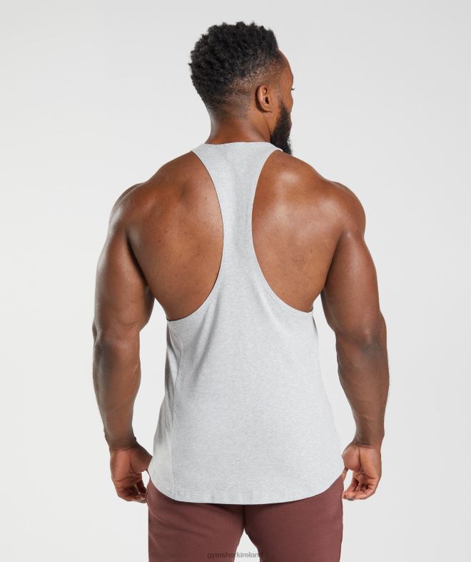 Men React Stringer 8004D985 Gymshark Light Grey Core Marl
