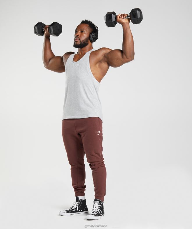 Men React Stringer 8004D985 Gymshark Light Grey Core Marl