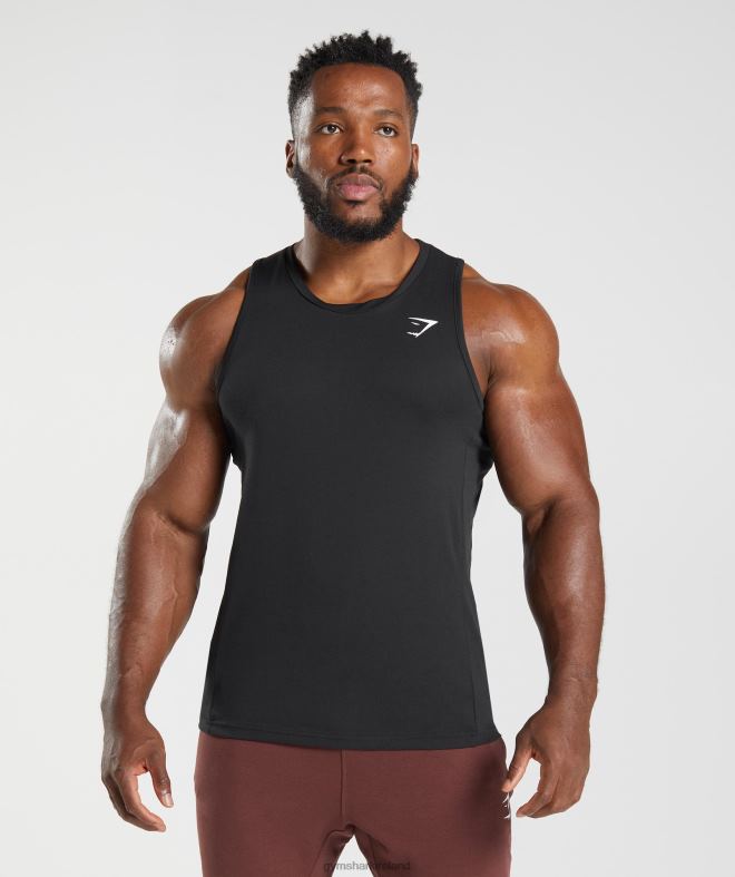 Men React Tank 8004D881 Gymshark Black