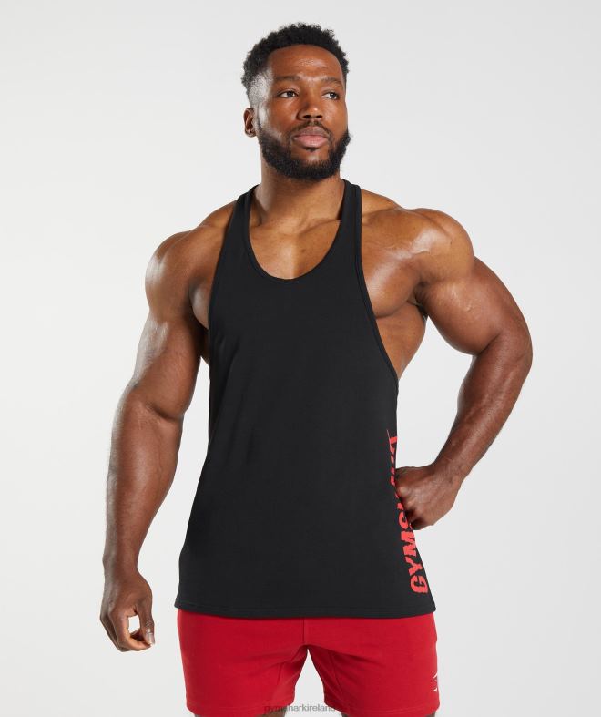 Men Slice Stringer 8004D980 Gymshark Black