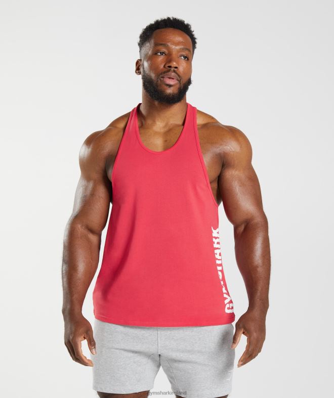 Men Slice Stringer 8004D988 Gymshark Parrot Red