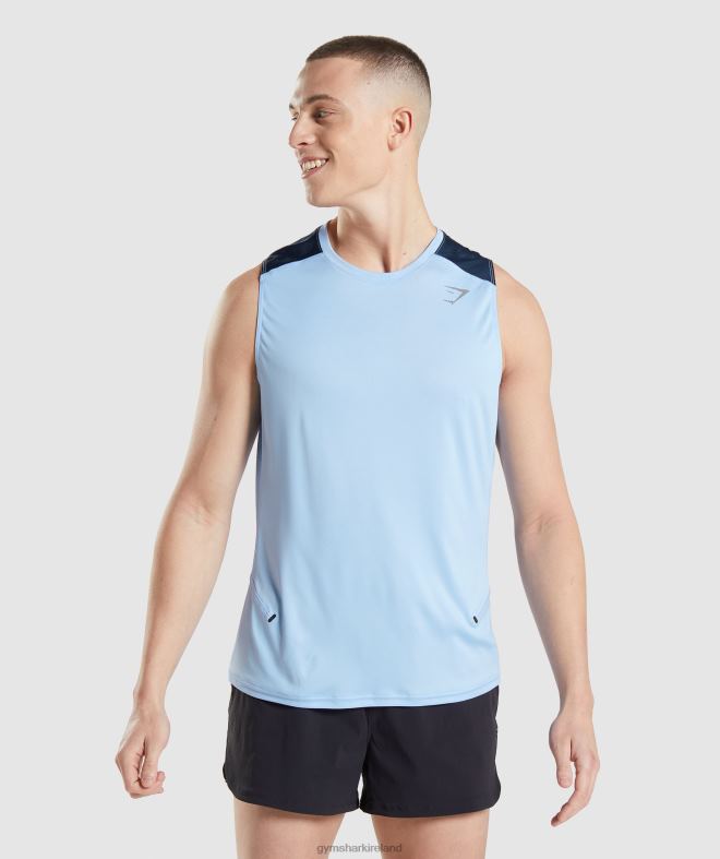 Men Speed Evolve Tank 8004D903 Gymshark Moonstone Blue