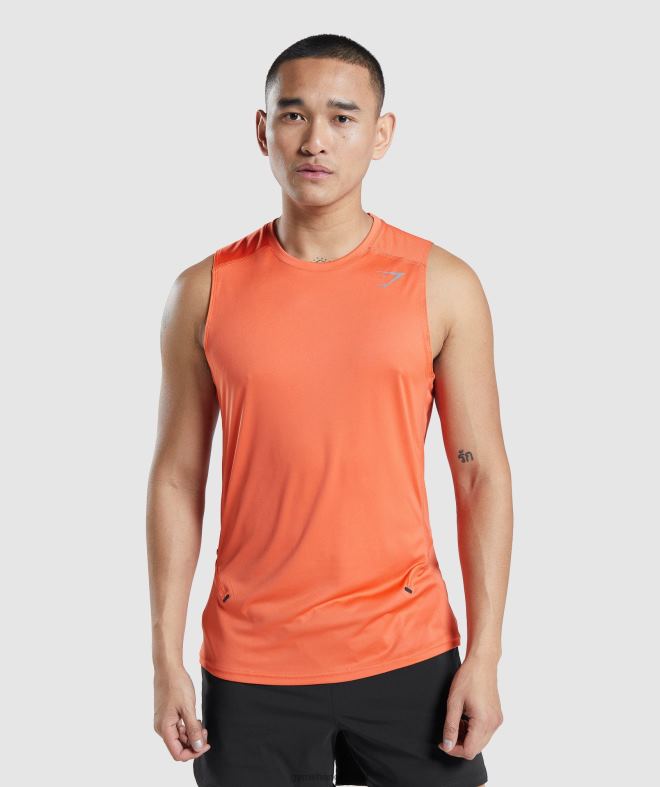 Men Speed Evolve Tank 8004D928 Gymshark Papaya Orange