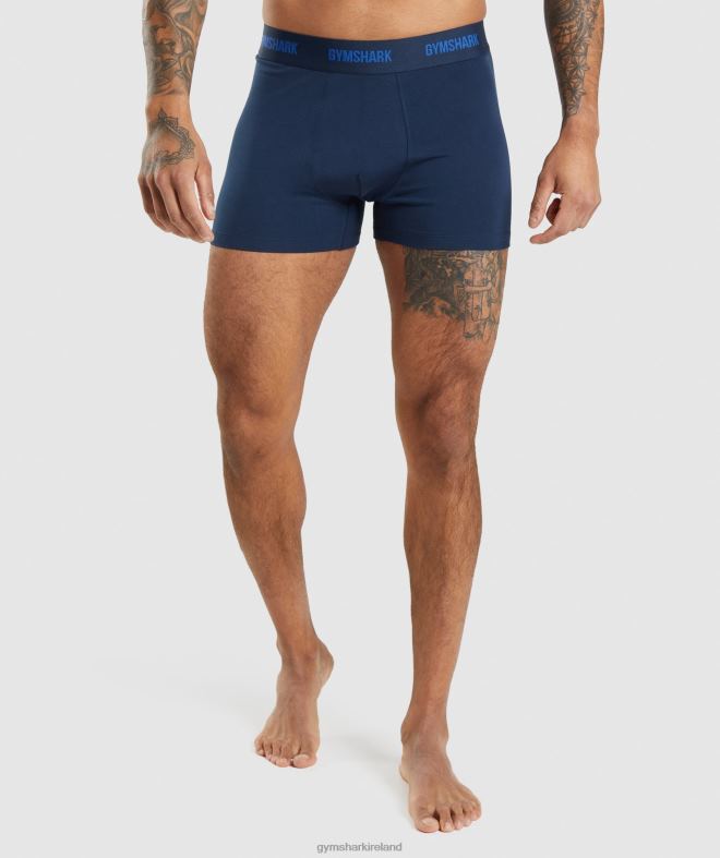 Men Boxers 2pk 8004D1047 Gymshark Core Olive/Navy