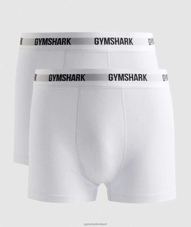 Men Boxers 2pk 8004D1048 Gymshark White