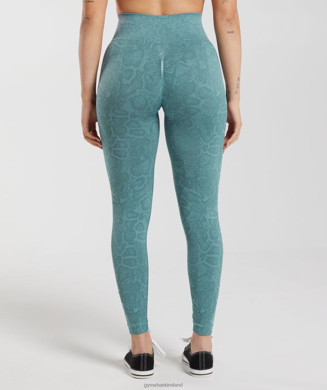 Women Adapt Animal Seamless Leggings 8004D253 Gymshark Iceberg Blue/Thunder Blue