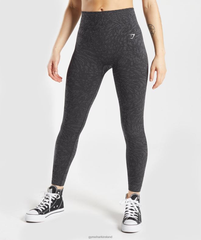 Women Adapt Animal Seamless Leggings 8004D258 Gymshark Wild | Black