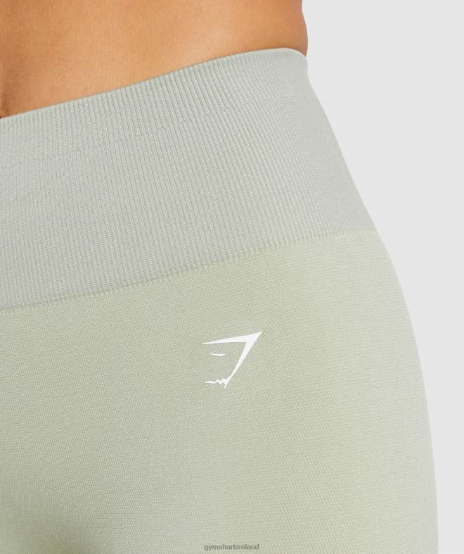 Women Adapt Ombre Seamless Leggings 8004D312 Gymshark Triangle |Taupe Grey Print