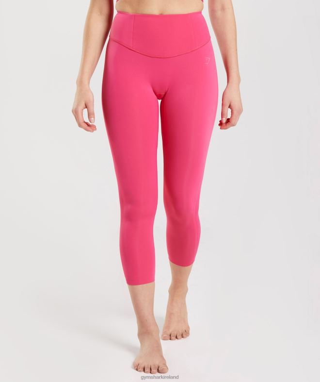 Women Studio 7/8 Leggings 8004D290 Gymshark Hibiscus Pink