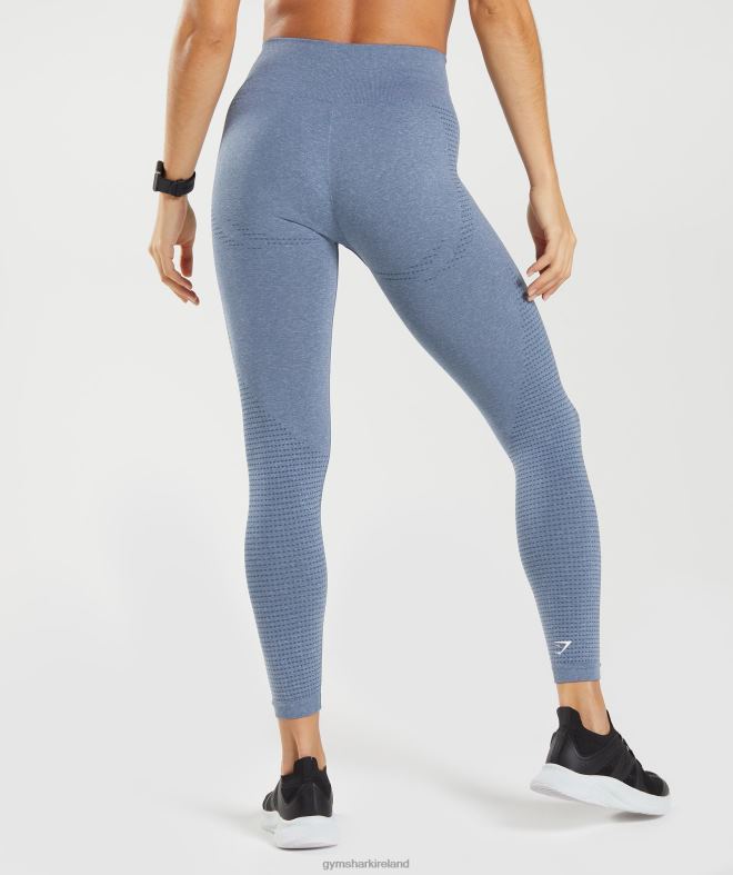 Women Vital Seamless 2.0 Leggings 8004D276 Gymshark Evening Blue Marl