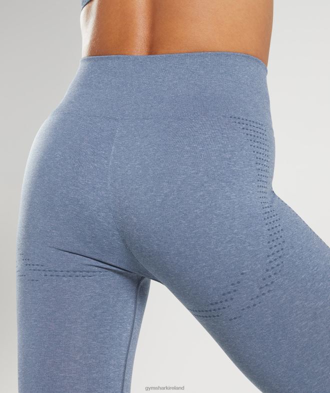 Women Vital Seamless 2.0 Leggings 8004D276 Gymshark Evening Blue Marl