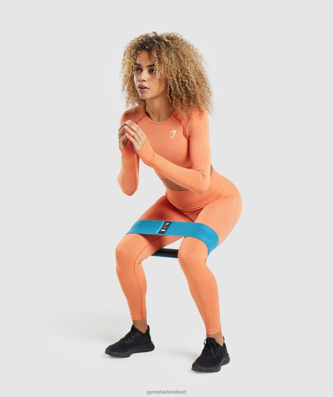 Women Vital Seamless 2.0 Leggings 8004D319 Gymshark Apricot Orange Marl