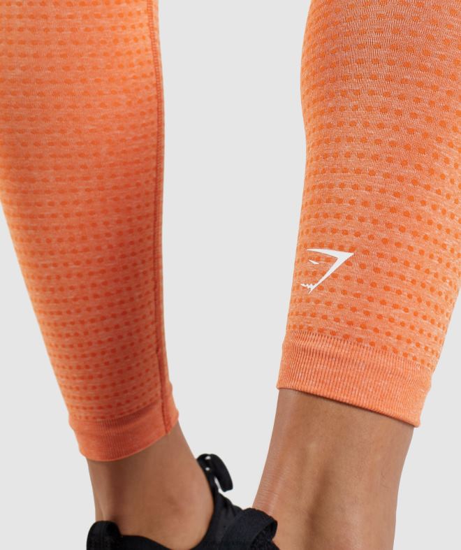 Women Vital Seamless 2.0 Leggings 8004D319 Gymshark Apricot Orange Marl