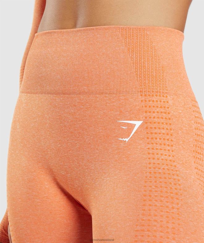 Women Vital Seamless 2.0 Leggings 8004D319 Gymshark Apricot Orange Marl
