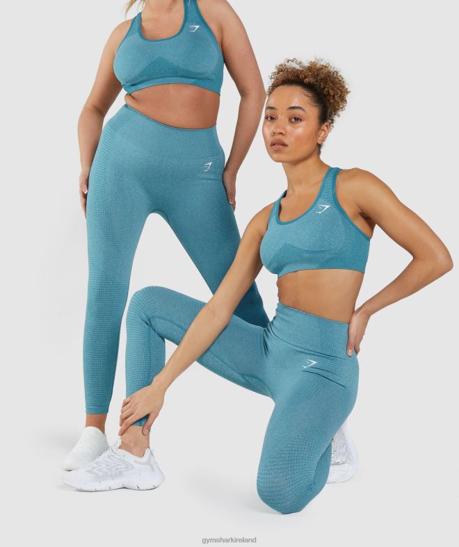 Women Vital Seamless 2.0 Leggings 8004D337 Gymshark Tahoe Teal Marl