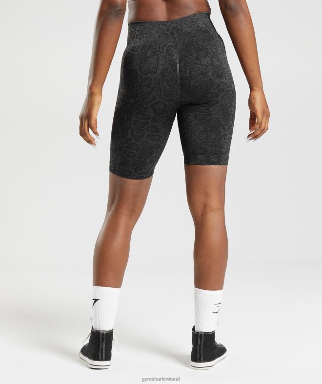 Women Adapt Animal Seamless Cycling Shorts 8004D23 Gymshark Urban Grey/Black
