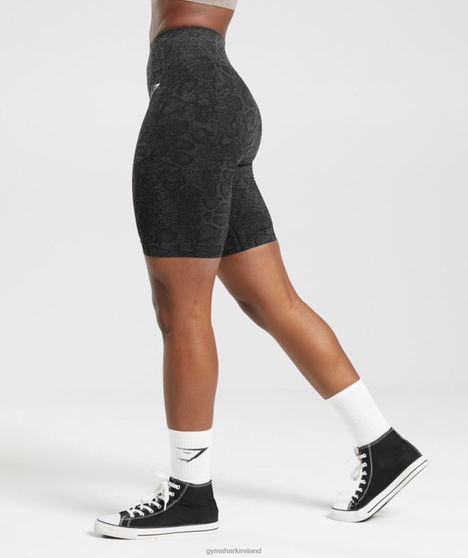 Women Adapt Animal Seamless Cycling Shorts 8004D23 Gymshark Urban Grey/Black