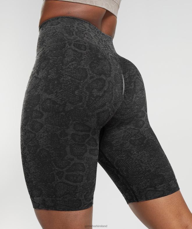 Women Adapt Animal Seamless Cycling Shorts 8004D23 Gymshark Urban Grey/Black