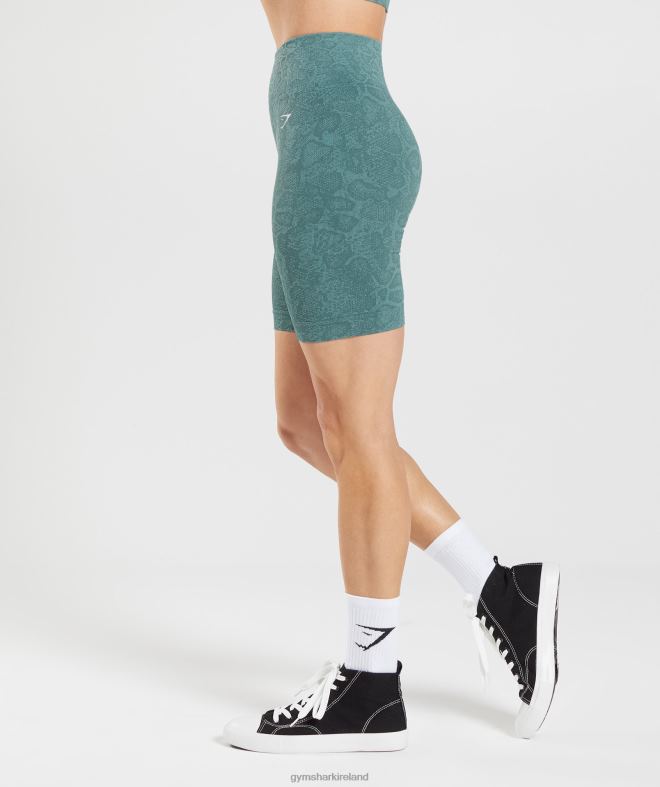 Women Adapt Animal Seamless Cycling Shorts 8004D54 Gymshark Iceberg Blue/Thunder Blue