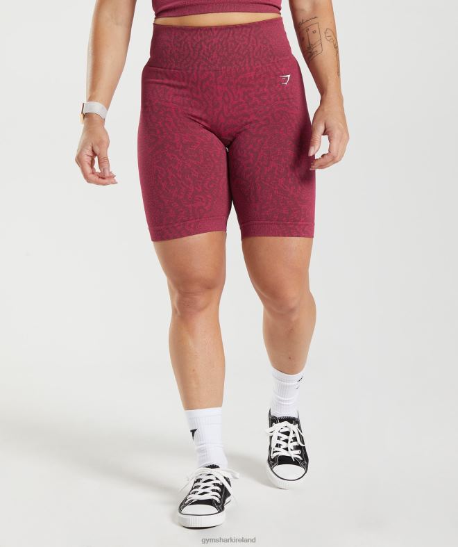 Women Adapt Animal Seamless Cycling Shorts 8004D83 Gymshark Reef | Cherry Brown