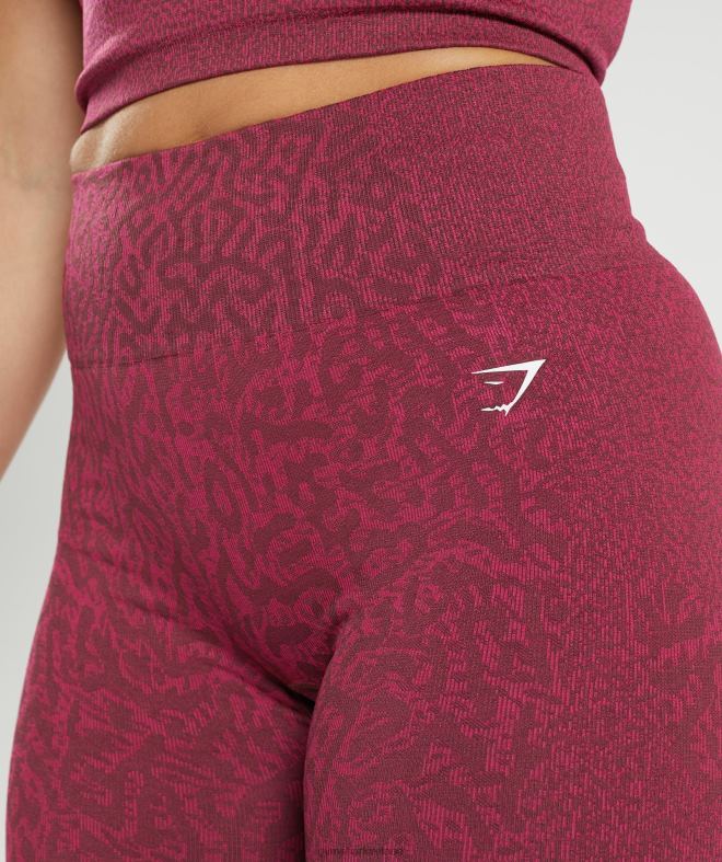 Women Adapt Animal Seamless Cycling Shorts 8004D83 Gymshark Reef | Cherry Brown