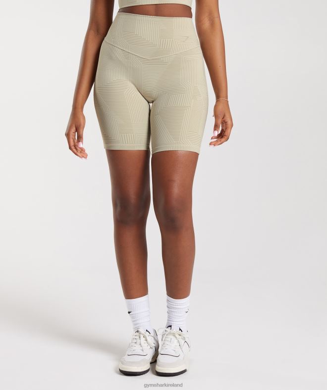 Women Elevate Cycling Shorts 8004D60 Gymshark Sandy Brown