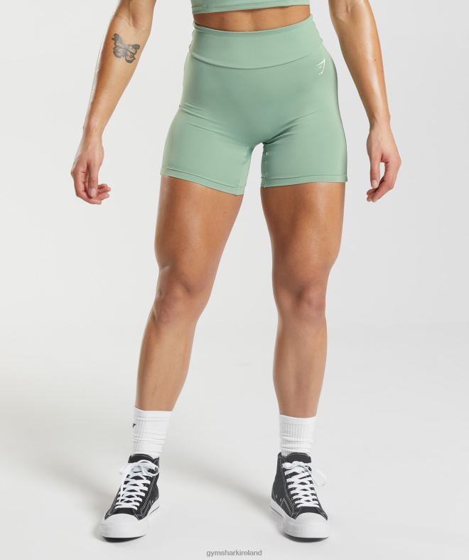 Women GS Power Original Tight Shorts 8004D10 Gymshark Desert Sage Green