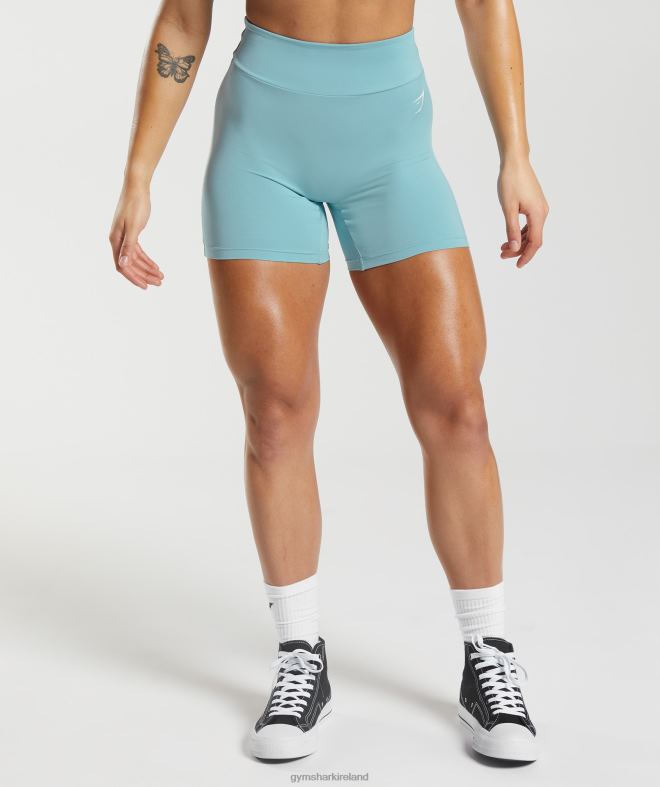 Women GS Power Original Tight Shorts 8004D19 Gymshark Iceberg Blue