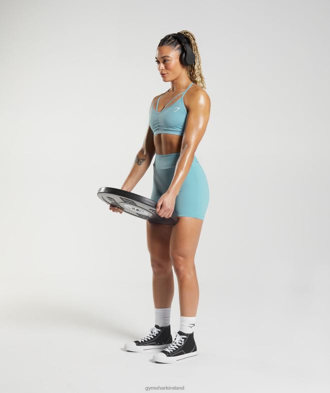 Women GS Power Original Tight Shorts 8004D19 Gymshark Iceberg Blue