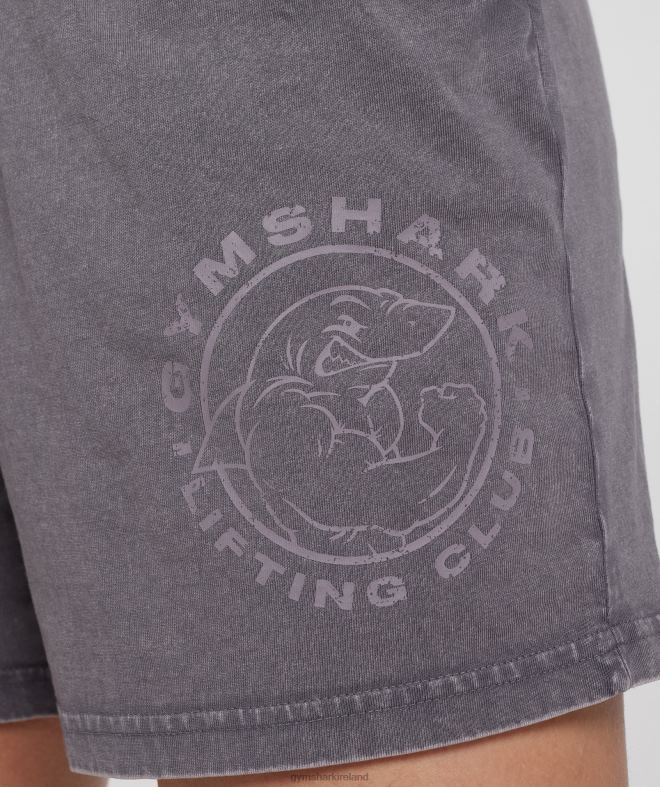 Women Legacy Loose Shorts 8004D107 Gymshark Titanium Grey/Acid Wash
