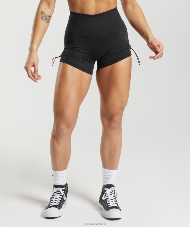 Women Legacy Ruched Tight Shorts 8004D12 Gymshark Black